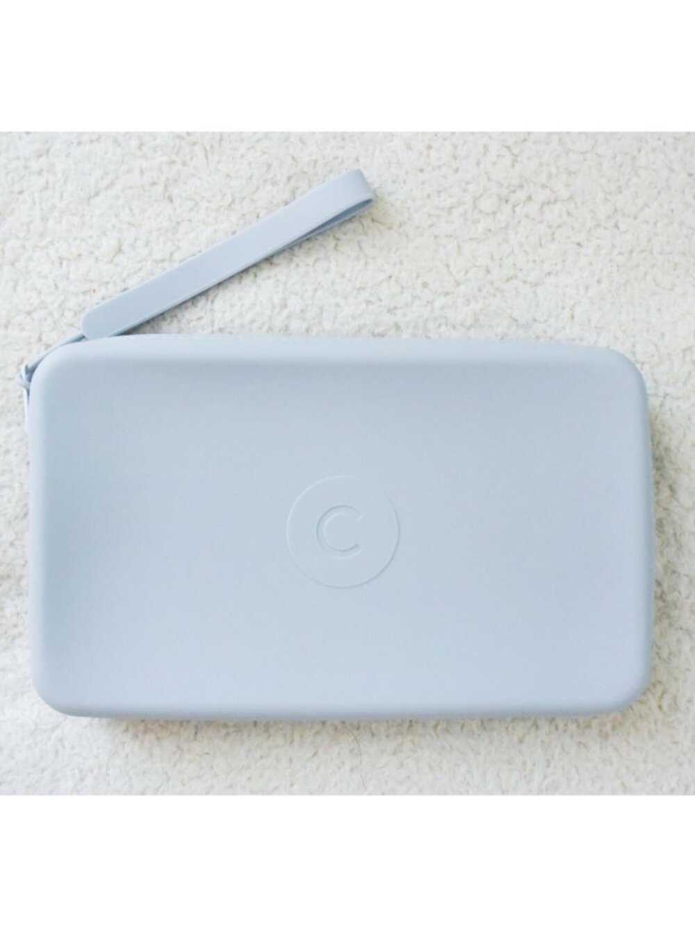 *Crunchi* Baby Blue Silicone Make-Up/Accessories Pouch - NEW!